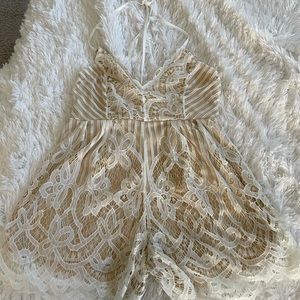 Lace romper
